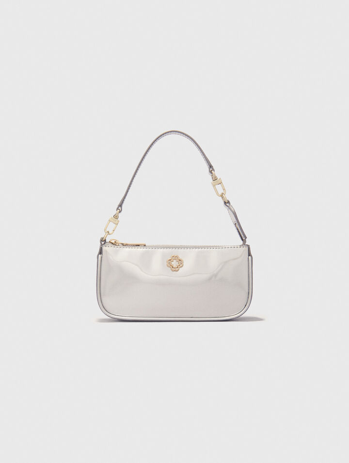 Mirrored leather Sarah pouch
